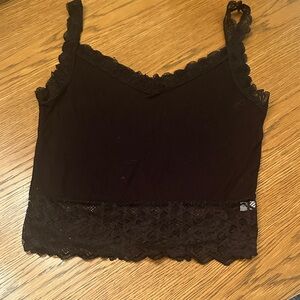 Small Black Cami with Lace